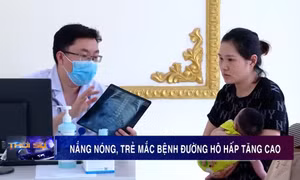 Nắng nóng, trẻ mắc bệnh đường hô hấp tăng cao