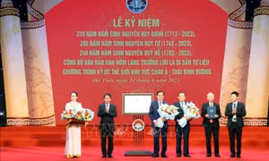 Công bố văn bản hán nôm làng Trường Lưu là Di sản tư liệu