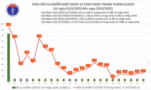 Ngày 23/6: Có 147 ca COVID-19 mới, bệnh nhân thở oxy tăng lên