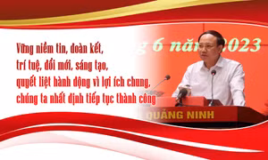Vững niềm tin, đoàn kết, trí tuệ, đổi mới, sáng tạo, quyết liệt hành động vì lợi ích chung, chúng ta nhất định tiếp tục thành công