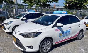 Tân Sơn Nhất tạm dừng hoạt động 2 doanh nghiệp taxi gian lận giá cước