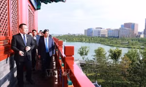 Thủ tướng Phạm Minh Chính thăm Khu mới Hùng An, tỉnh Hà Bắc, Trung Quốc