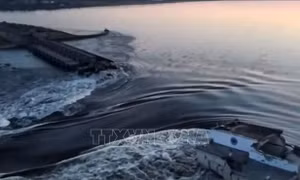 Ukraine cảnh báo tác động tiêu cực đối với môi trường do vụ vỡ đập thủy điện Kakhovka