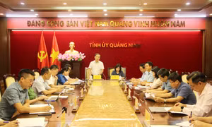 Đoàn công tác Ban Dân vận Trung ương làm việc tại Quảng Ninh