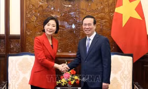 Chủ tịch nước Võ Văn Thưởng tiếp Đại sứ Hàn Quốc