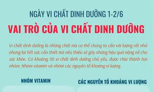 Vai trò của vi chất dinh dưỡng