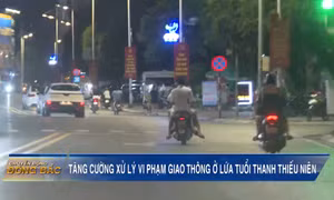Tăng cường xử lý vi phạm giao thông ở lứa tuổi thanh thiếu niên