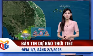 Dự báo thời tiết đêm 1/7, ngày 2/7/2025