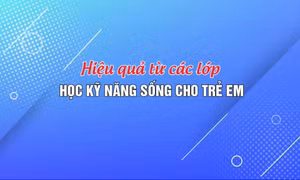Hiệu quả từ các lớp học kỹ năng sống cho trẻ em
