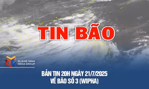 Bản tin 20h ngày 21/7/2025 về bão số 3 (Wipha)