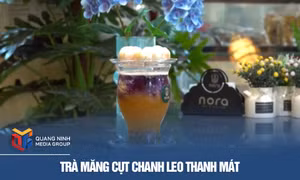 Trà măng cụt chanh leo thanh mát