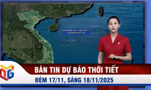Dự báo thời tiết đêm 17/11, ngày 18/11/2025