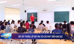Sắp xếp trường lớp đáp ứng yêu cầu phát triển giáo dục