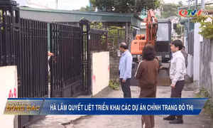 Hà Lầm quyết liệt triển khai các dự án chỉnh trang đô thị