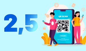 2,5 - là số tài khoản thanh toán không dùng tiền mặt mỗi người dân Quảng Ninh từ 15 tuổi trở lên
