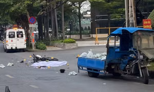 Va chạm với xe ba gác chạy ngược chiều, nam thanh niên tử vong tại chỗ