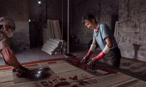 Về Thái Bình thăm làng Hới, khám phá nghề dệt chiếu trăm năm