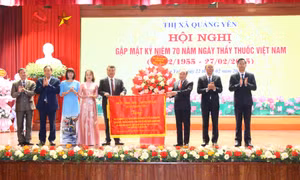 Thị xã Quảng Yên gặp mặt kỷ niệm 70 năm Ngày thầy thuốc Việt Nam 27/2 (1955 - 2025)