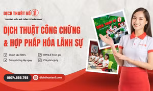 Hướng dẫn dịch thuật công chứng và hợp pháp hóa lãnh sự giấy tờ Việt Nam để sử dụng ở nước ngoài