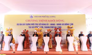 Hạ Long: Khởi động dự án Xây dựng mới trụ sở Đảng ủy - HĐND - UBND xã Đồng Lâm