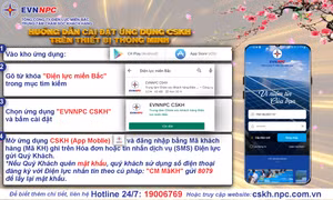 Sử dụng công cụ ước tính điện năng trên App EVNNPC CSKH để theo dõi sản lượng điện hàng ngày, tránh hóa đơn tiền điện tăng cao