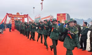 Lễ giao, nhận quân năm 2025: Nhanh gọn, chặt chẽ, bảo đảm an toàn