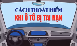 Cách thoát hiểm khi ôtô bị tai nạn