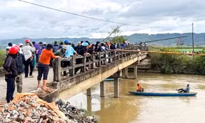 Xuyên đêm kiếm người thả cá phóng sinh bị nước cuốn trên sông Krông Ana