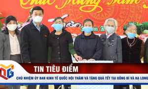 Chủ nhiệm Ủy ban Kinh tế Quốc hội thăm và tặng quà tết tại Uông Bí và Hạ Long