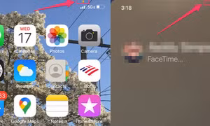Lý do iPhone hiển thị chấm màu cam hoặc xanh