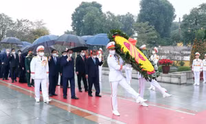 Lãnh đạo Đảng, Nhà nước vào Lăng viếng Chủ tịch Hồ Chí Minh