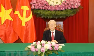 Tổng Bí thư Việt Nam và Trung Quốc gửi Thư Chúc mừng Năm mới Nhâm Dần
