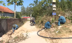Tập trung thay thế đường ống dẫn nước kém chất lượng 