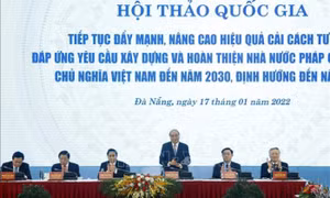 Hội thảo quốc gia về Cải cách tư pháp nhằm xây dựng và hoàn thiện Nhà nước pháp quyền