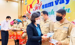 Tết sum vầy - Xuân Bình an cho CNLĐ ngành Xây dựng