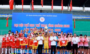 Đội Đông Triều giành Cúp vô địch bóng đá nữ tại Đại hội TDTT tỉnh lần thứ IX