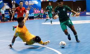Việt Nam thắng trận thứ hai ở giải futsal châu Á