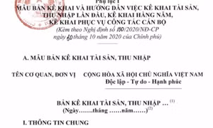 Thanh tra Chính phủ sẽ xác minh ngẫu nhiên tài sản 30 người có chức vụ