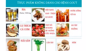 Thực phẩm người bị gout nên tránh có nhiều tên quen thuộc