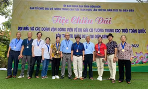 Quảng Ninh giành 7 huy chương Giải cờ tướng Trung cao tuổi toàn quốc 2022