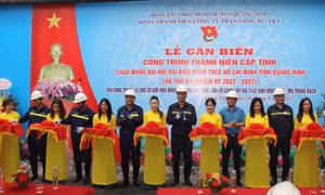 Đoàn Than: Gắn biển công trình thanh niên cấp tỉnh trị giá trên 120 tỷ đồng