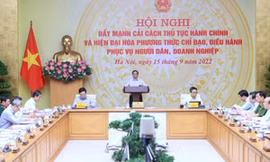 Hội nghị toàn quốc về cải cách TTHC và hiện đại hóa phương thức chỉ đạo, điều hành phục vụ người dân, doanh nghiệp