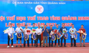 Khai mạc môn Bóng đá nam Đại hội TDTT tỉnh 2021-2022