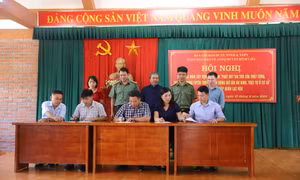 Sơ kết 2 năm xây dựng mô hình “Phát huy vai trò của thầy cúng, thầy mo trong tuyên truyền, vận động giữ gìn an ninh, trật tự ở cơ sở” gắn với xóa bỏ tập quán lạc hậu