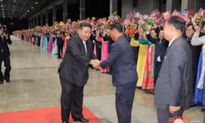Ông Kim Jong-un về đến Bình Nhưỡng