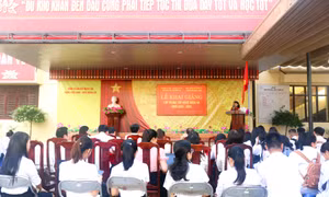 Khai giảng các lớp Trung cấp nghề khóa 48 cho học sinh lớp 10 tại Móng Cái