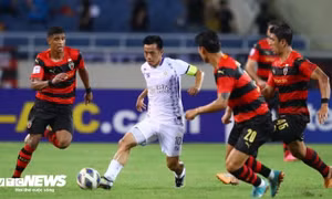 Thủng lưới 3 bàn trong 9 phút, Hà Nội FC thua đội bóng Hàn Quốc