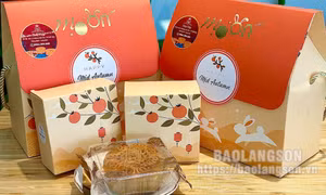 Bánh nướng nhân bí xanh thơm ngon, đượm vị quê hương
