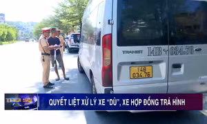 Quyết liệt xử lý xe "dù", xe hợp đồng trá hình