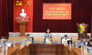 Hội nghị giao ban báo chí tháng 9/2023